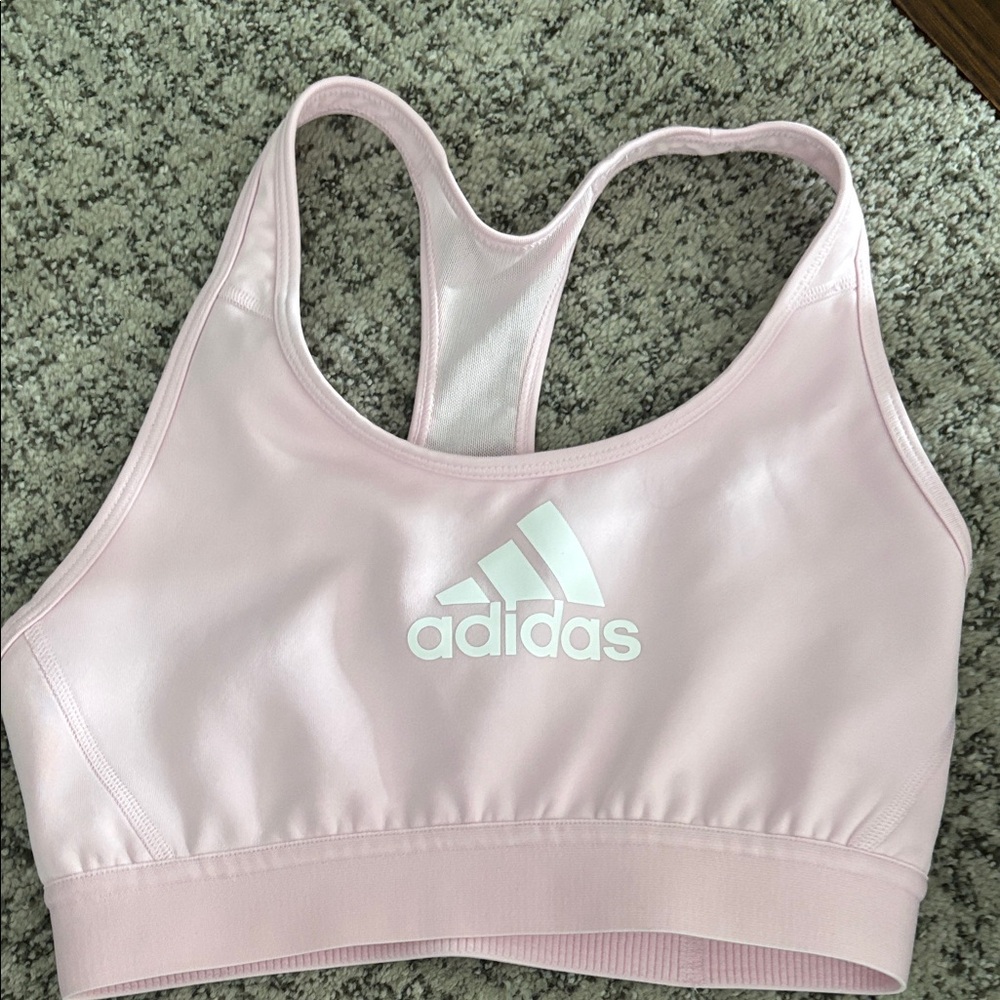 Adidas Light Pink Racerback Bra